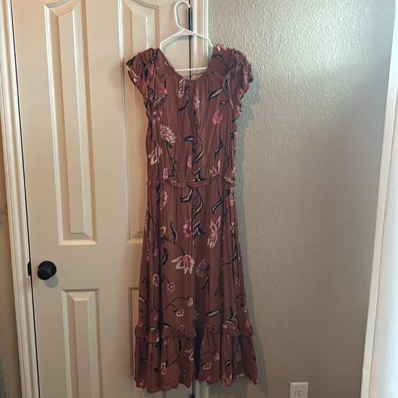 Universal Thread Brown and Black Patterned Dress - Picture 4 of 5